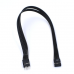 LPC Black 9Pin USB 2.0 internal header extension cable